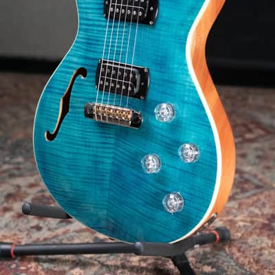 PRS SE Zach Myers Signature Electric Guitar - Myers Blue with Gig Bag image 4