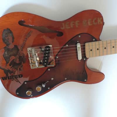 JEFF BECK TELECASTER HAND ENGRAVED TRIBUTE THINLINE TELE BY DDCC USA CUSTOMS SEMI HOLLOW BODY ONE OF A KIND CUSTOM GUITAR image 2