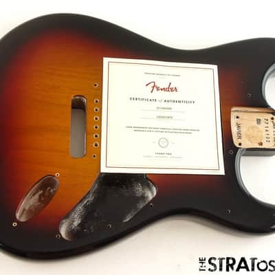 American Performer Fender Stratocaster Strat BODY, USA Alder 3T Sunburst image 2
