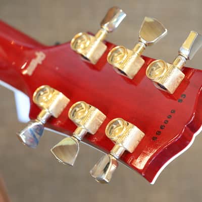 2015 Gibson Custom Shop Les Paul Custom Figured Electric Guitar Iced Tea Burst + COA OHSC image 21
