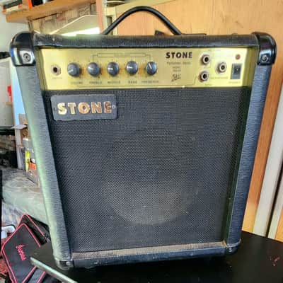 Stone Performer SBA-20 Bass Guitar Amplifier 2005 - Present Black & Gold! SICK BASS PRACTICE AMP!! WORKS PERFECT!! image 6