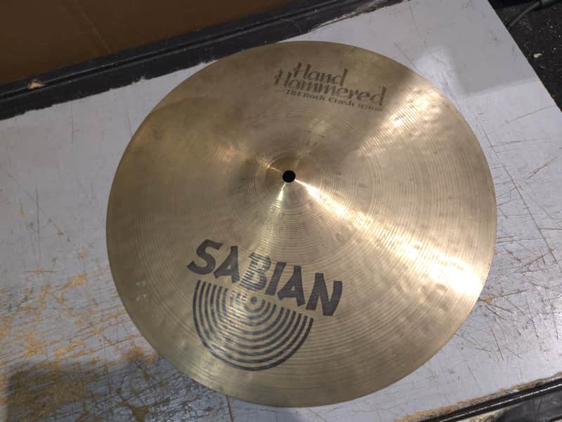 Sabian 16" HH Hand Hammered Rock Crash Cymbal 1992 - 2007 - Brilliant image 1
