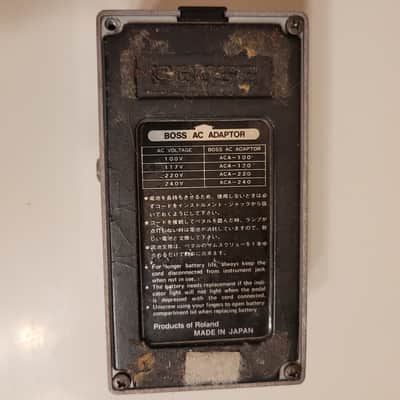 1982 Boss BF-2 Flanger (Black Label, Made in Japan) - Serial 201300 image 3