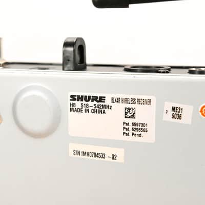 Shure BLX4R Rack-Mountable Wireless Receiver - H8 Band (NO POWER SUPPLY) CG01L3Q image 9