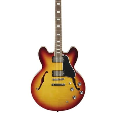 Epiphone ES335 Figured Top Guitar Raspberry Tea Burst image 2