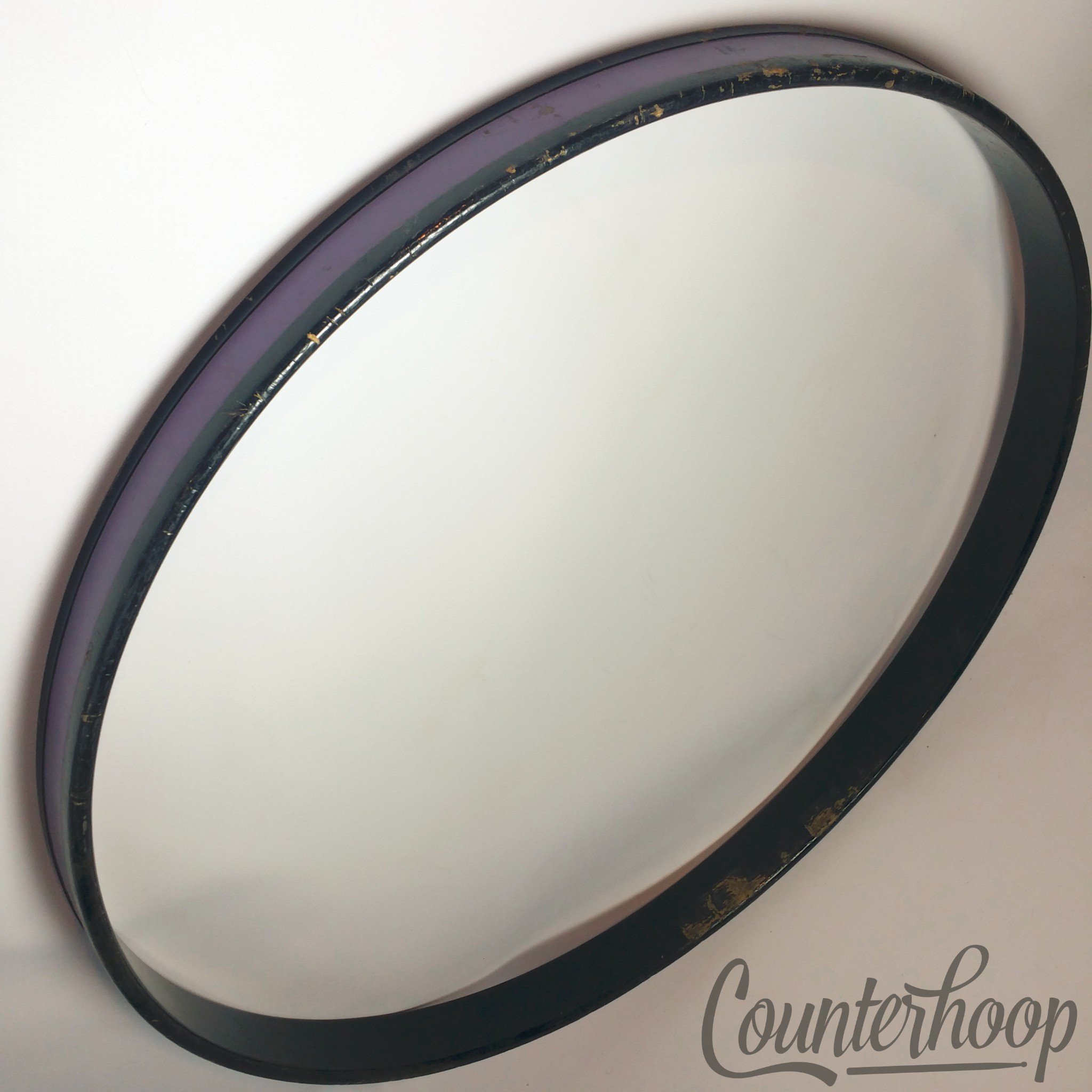 Premier 22" Polychromatic Royal Purple Bass Drum Hoop/Rim Birch Vintage 70s UK* — main photograph