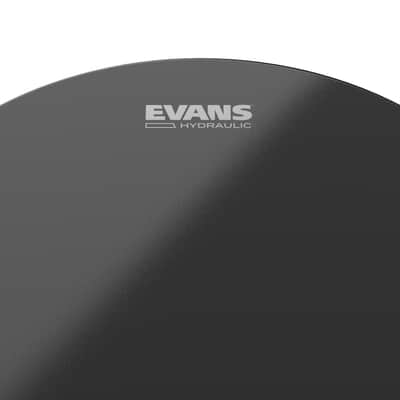 Evans Hydraulic Black 14", B14HBG, Snare Batter - Snare Drum Head image 2