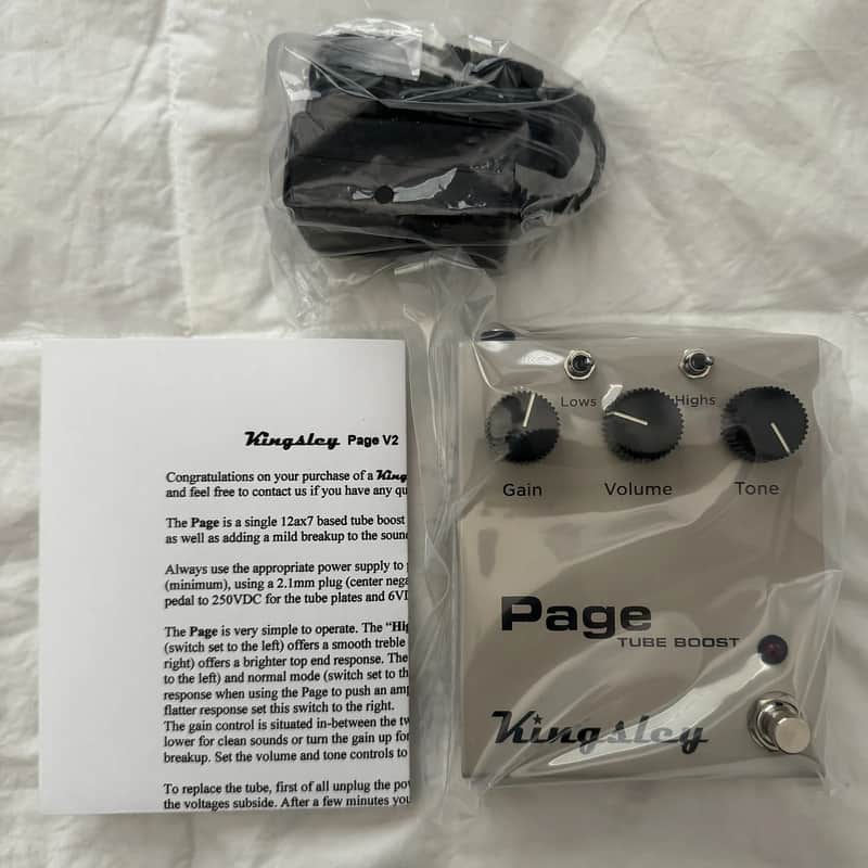 Kingsley Page Tube Boost V2 | Reverb Australia