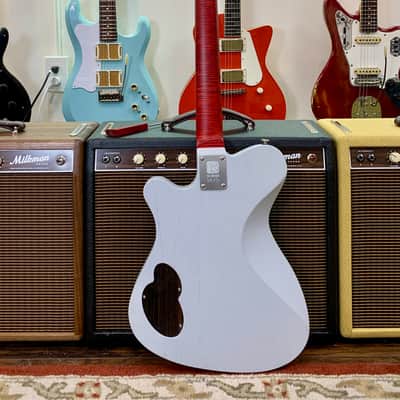 Tao Guitars T-Bucket "Cedar Beach" Grey/Red, Mastery Vibrato & Bridge 2020/NEW (Authorized Dealer) image 17