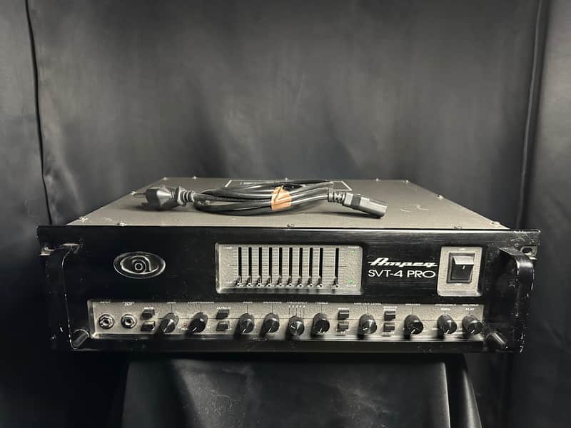 Ampeg SVT-4PRO — 1200W bass head, tube preamp / MOSFET power amp. Fully functional. image 1