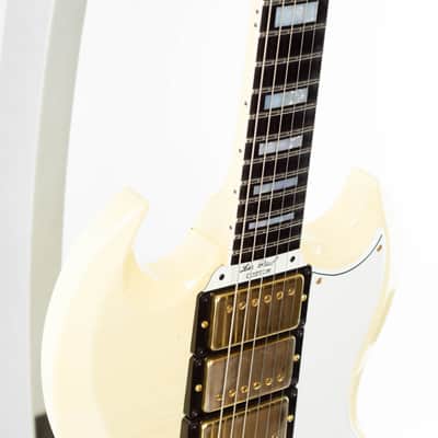 Gibson Custom Shop Historic SG Custom 3 PU 2019 - Classic White Heavy Aged image 10