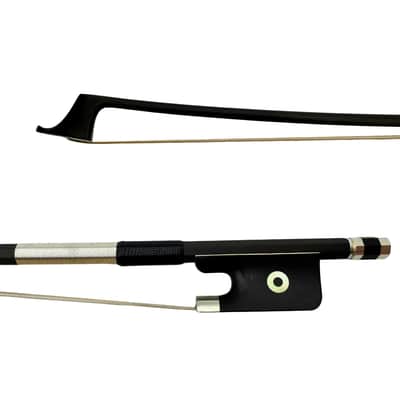 ZS Strings Eclipse Carbon Fiber Cello Bow 2025 - Pure Carbon image 1