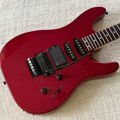 1994 USA Peavey Tracer LT Superstrat HSS Metallic Red + EMG 85 Pickup Project image 1