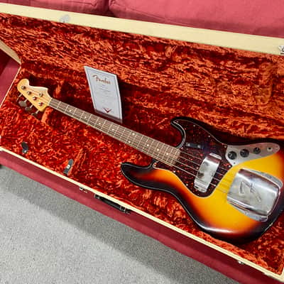 Fender Custom Shop '64 Jazz Bass Relic 2006 - 3-Tone Sunburst image 1