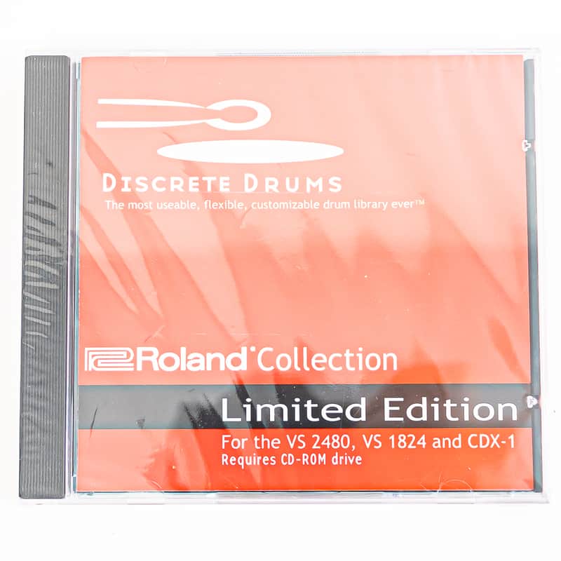 Roland Collection Limited Edition Discrete Drums CD for VS2480 VS1824 & CDX-1 image 1