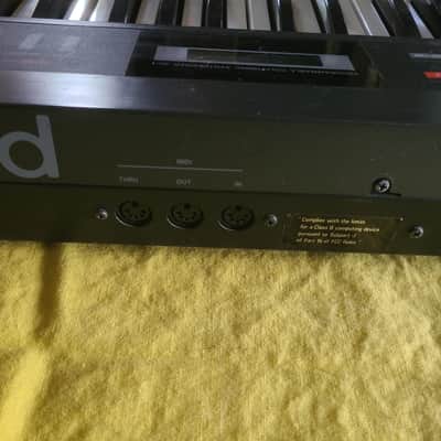 Roland Alpha Juno-1 49-Key Programmable Polyphonic Synthesizer 1985 - 1988 - Black image 6