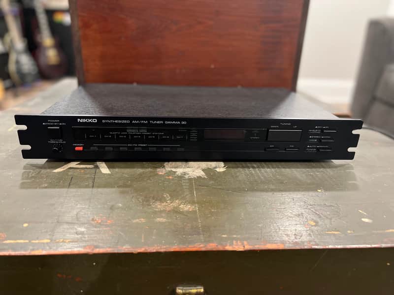 Nikko Gamma 30 AM/FM Stereo Tuner Black image 1
