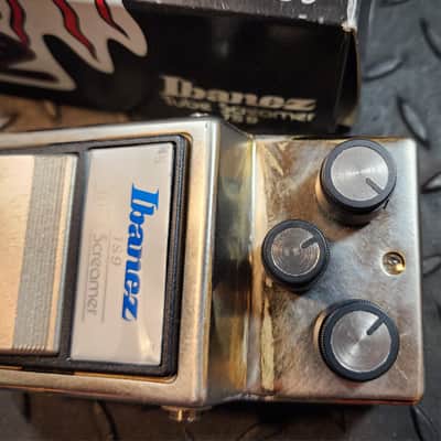 Ibanez TS9 Tube Screamer with Analogman Gold Patina Mod image 3