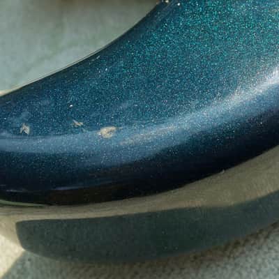 Vintage 1982 Kramer Pacer USA Blue Sparkle Burst Semi-Loaded Body- routed image 10