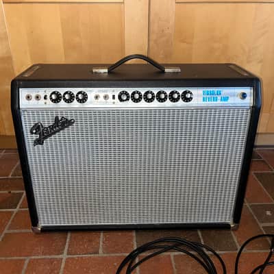 Fender '68 Custom Vibrolux Reverb-Amp 2-Channel 35-Watt 2x10" Guitar Combo 2013 - 2018 - Black image 1