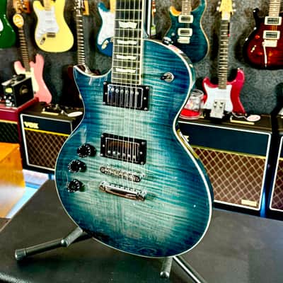 ESP LTD EC 256FM CB ZURDO / LEFTY/ GAUCHER - COBALT BLUE image 6