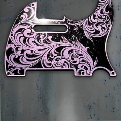 Telecaster 8 Hole Pickguard Acrylic Lavender Mirror Guitar Scratch Plate for Fender American/Mexican Standard Tele Cut for Modern Style Parts image 5