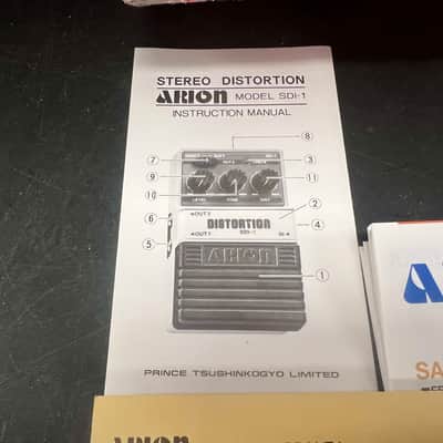 Vintage 80s Made in Japan  Arion SDI-1 Dual Out / Stereo Distortion Pedal image 6