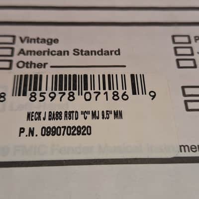 Fender 099-0702-920 Roasted Maple Jazz Bass Neck, 20-Fret 2010s - Maple image 8