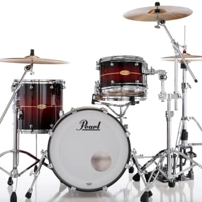 Pearl Reference One 3 Piece Shell Pack - 20" Bass Drum NATURAL BANDED REDBURST image 2