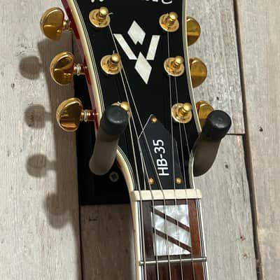 Washburn HB35-WRK Semi-Hollowbody Wine Red, Fantastic Tone, Professional Setup Hard Shell Case & Ships Fast Too ! image 6