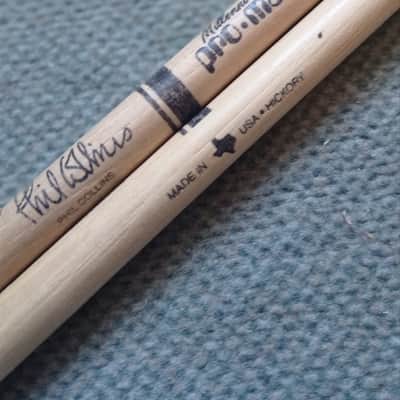 Pro-Mark Rare, Collectable Phil Collins signature model drum sticks 2006-2010 - Lacquered hickory image 2