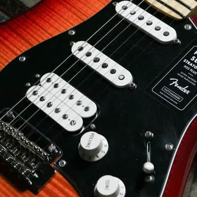 Fender Player Stratocaster HSS Plus Top with Maple Fretboard 2019 - Aged Cherry Burst image 10