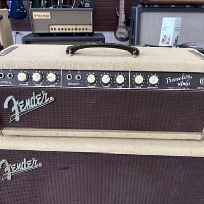 Fender Tremolux 6G9-B  1962 with 1961 Fender Tremolux "Tone Ring" Cabinet - Blonde image 5