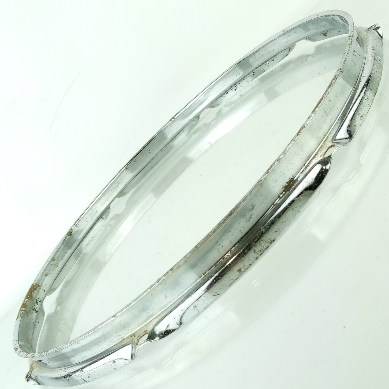 Ludwig 14"8-Lug 1.6mm Batter Snare/Floor Tom Drum 60s-70s Rim/Hoop Triple Flange — main photograph