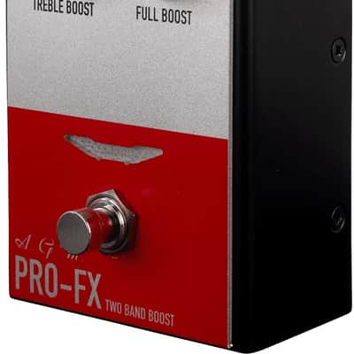 Ashdown PRO FX TWO BAND BOOST Guitar FX Boost Pedal | Black and Red image 1