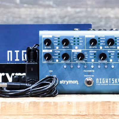 Strymon NightSky Time-Warped Reverberator Reverb Synthesis Machine Effect Pedal image 7