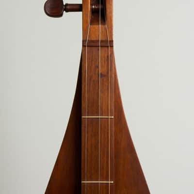 Clifford Glenn  3-String Appalachian Dulcimer (1975), handmade gig bag case. image 5