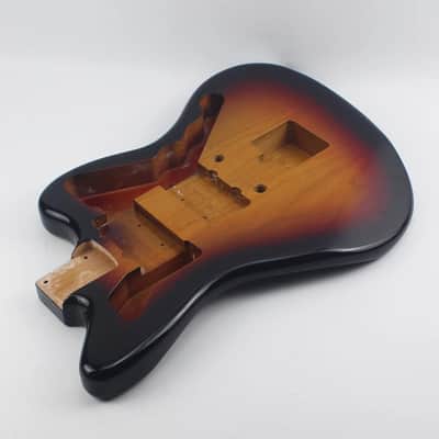 Sunburst Finish Jazzmaster Style Alder Wood Guitar Body image 2