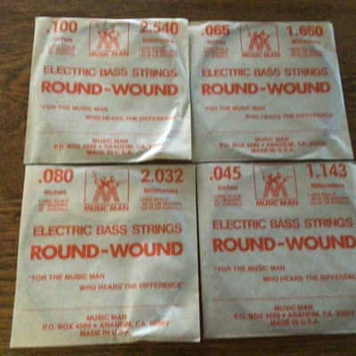 Music Man Vintage Original Leo Fender Era Music Man Bass Strings, Pick Pouch and Picks image 8