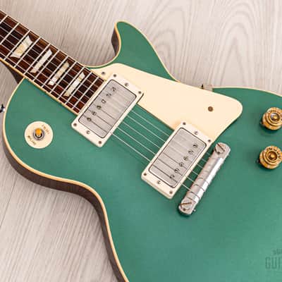 2020 Gibson Custom Shop Historic 1954 Les Paul R4 Inverness Green Dark Back w/ CustomBucker PAFs, Case, COA, Tags image 7