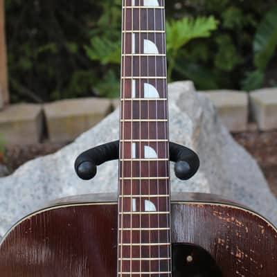 Vintage 40s Kay K-46 Artist 17" Master Size Jumbo Acoustic Archtop Guitar Restored Honest Relic image 13