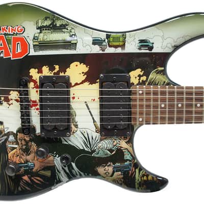 Peavey The Walking Dead - Cover Wrap Predator Electric Guitar Signed by Robert Kirkman with Certificate of Authenticity (Serial  BXBDE100497) image 1