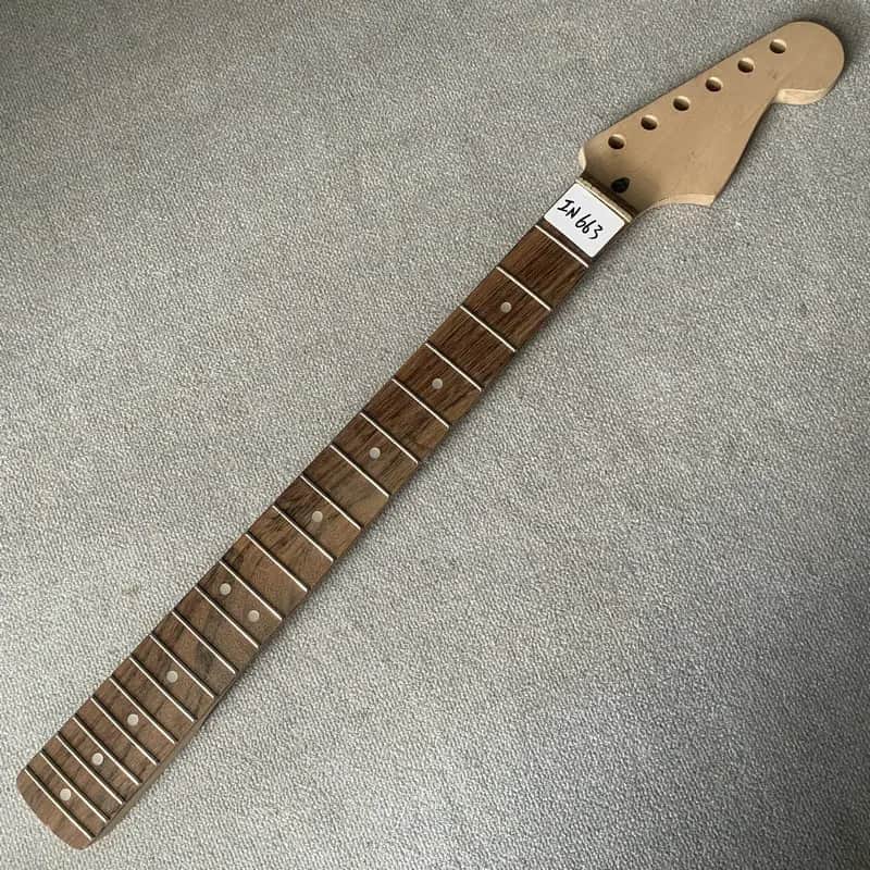Strat Style Maple Guitar Neck 22 Frets Rosewood Fingerboard image 1