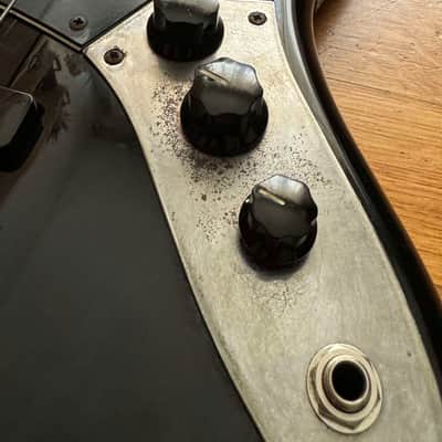 Fender Jazz Bass Custom 2004-2005 Onyx Black Vintage Made In Japan w/ Duncans and Hipshot image 6