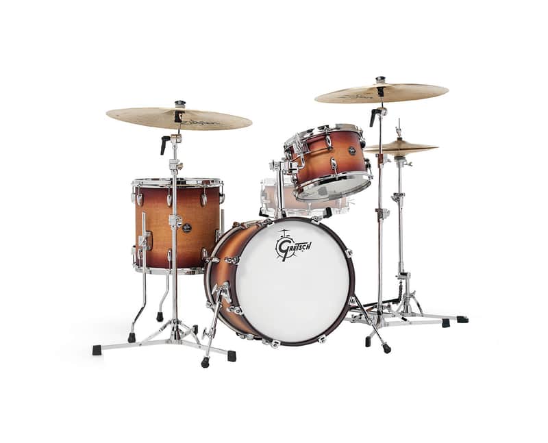 Gretsch Drums Renown 3-Piece Shell Pack w/18" Kick - Satin Tobacco Burst image 1