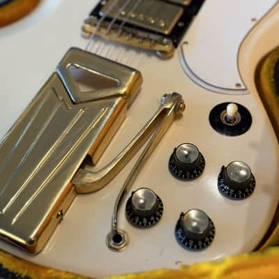 Gibson Les Paul (SG) Custom with Sideways Vibrola 1961- White image 5