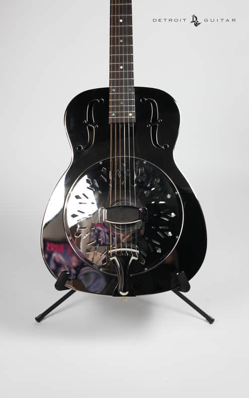 Recording King RM-998-D Style-0 Chicken Feet Resonator Nickel-Plated Bell Brass image 1
