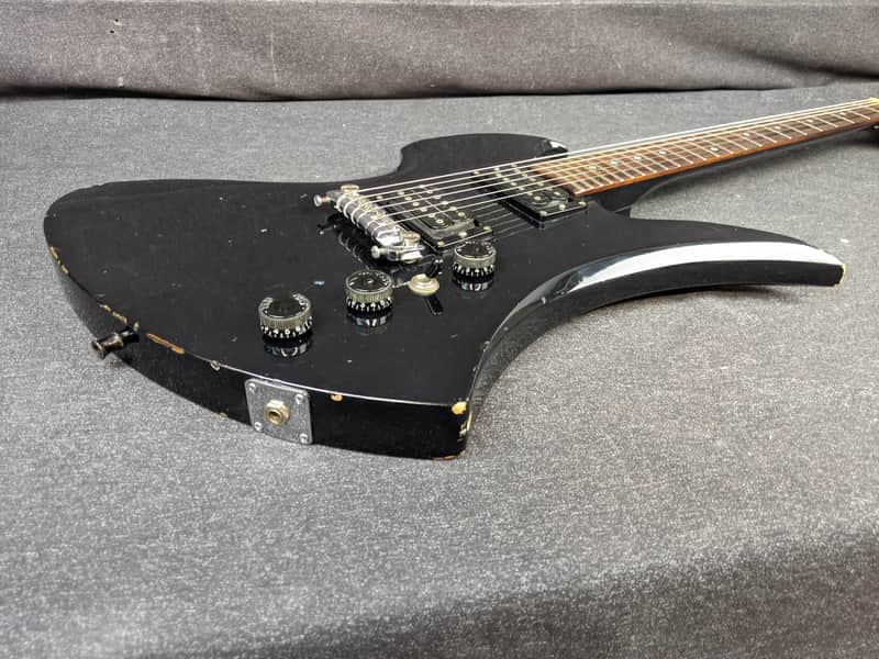 B.C Rich 日本製 black B.C. Rich Mockingbird NJ Series Black Electric Guitar Made In