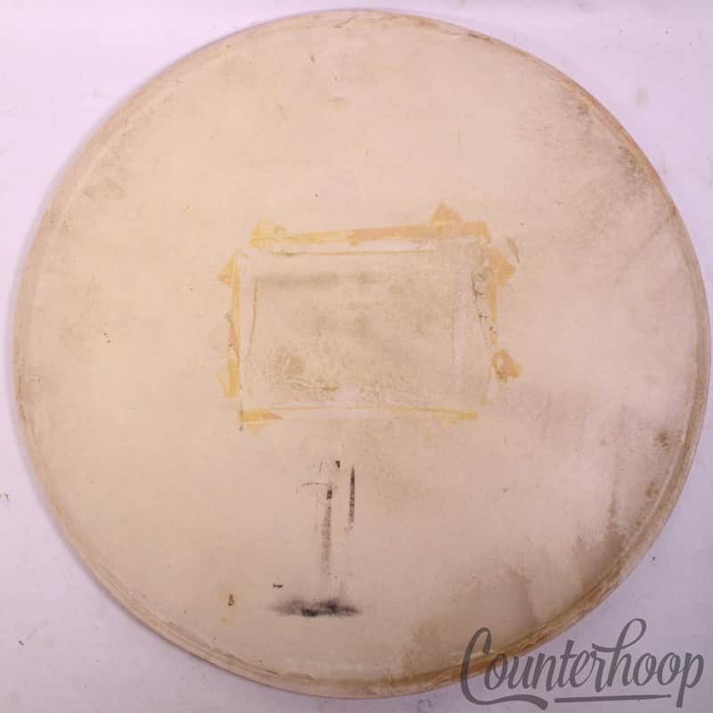Gretsch 22"Bass Drum Head Calf Skin 3Ply Maple Flesh Hoop Batter USA Broadkaster image 1