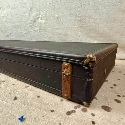 1960's Gibson Square-Rectangle Les Paul Case Yellow-Gold Interior 1968-1969-1970 Vintage image 14